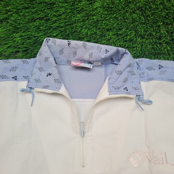 VTG 90s Winning Ways Vail Ski Anorak Jacket Mens L Cropped Boxy Fit - Picture 2 of 9